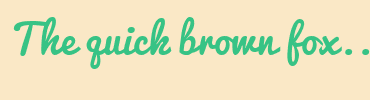 Image with Font Color 37C385 and Background Color FAE8C6